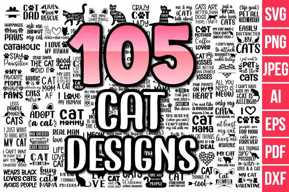 105 Cat Quotes Sayings Svg Bundle Review
