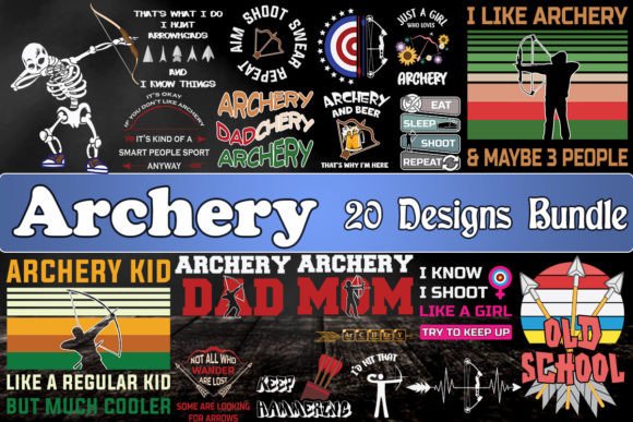 Archery Bundle SVG 20 Designs Review