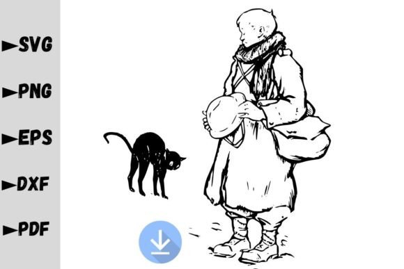 Black Cat and the Boy SVG Review for Embroidery Projects