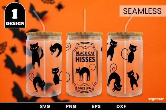Black Cat Can Glass SVG Review