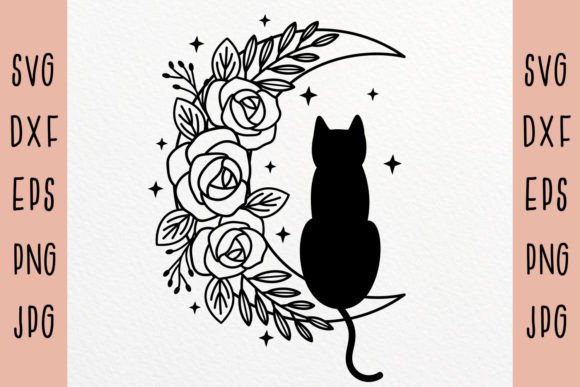 Cat and Moon SVG Design Review