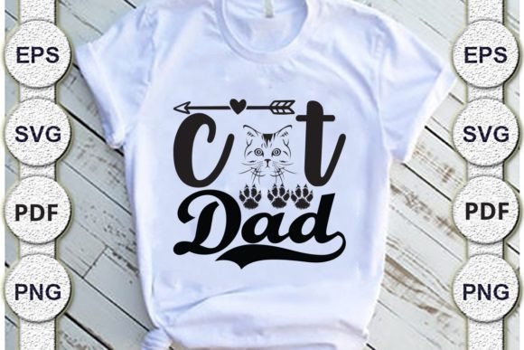 Cat Dad Svg Design Review