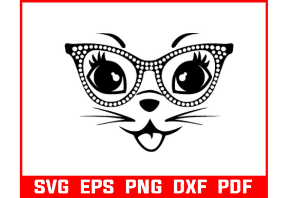 Cat Face Glass Embroidery Design Review
