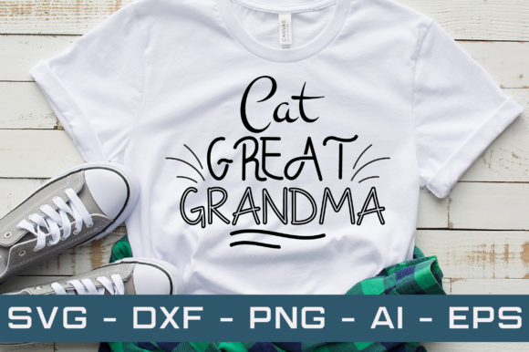CAT GREAT GRANDMA Svg Cut File Review