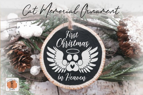Cat Memorial Christmas Ornament SVG Review