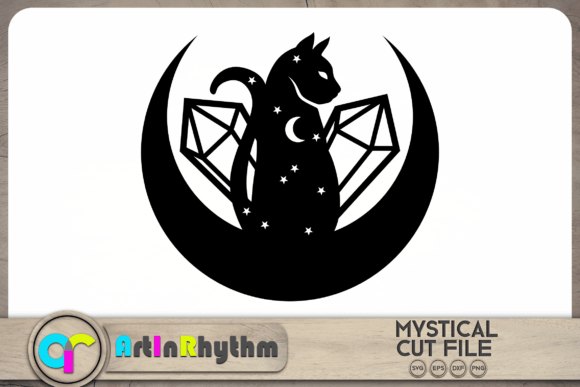 Celestial Cat on Moon SVG Review