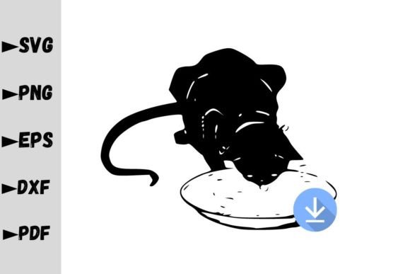 Cute Cat Drinking Milk SVG Review