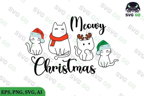 Cute Cat Meowy Christmas Embroidery Design Review
