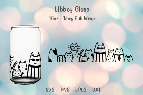 Doodle Cat Libbey Glass Svg 16 Oz Review