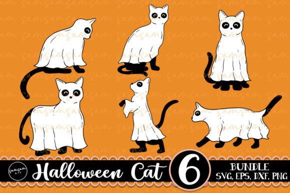 Ghost Cat Halloween Bundle SVG Review