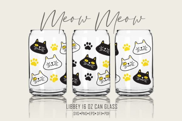 Happy Cats Glass Wrap Svg Review for Embroidery Projects