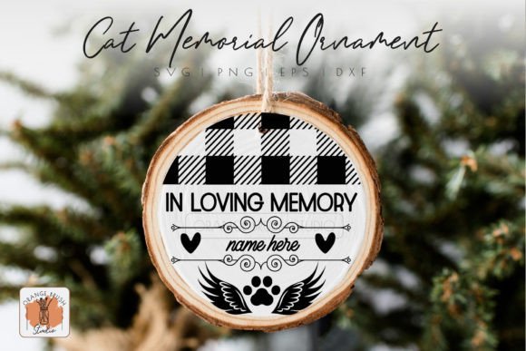 In Loving Memory Cat Memorial Ornament