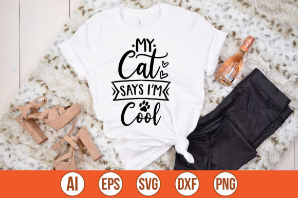 My Cat Says I'm Cool SVG Review for Embroidery Projects