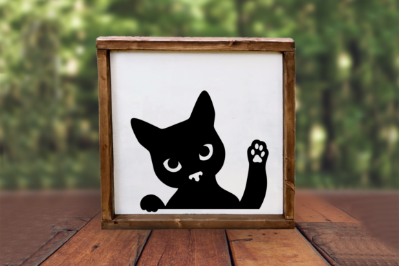 Peeking Cat with Paw SVG Review