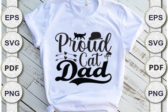 Proud Cat Dad SVG Design Review