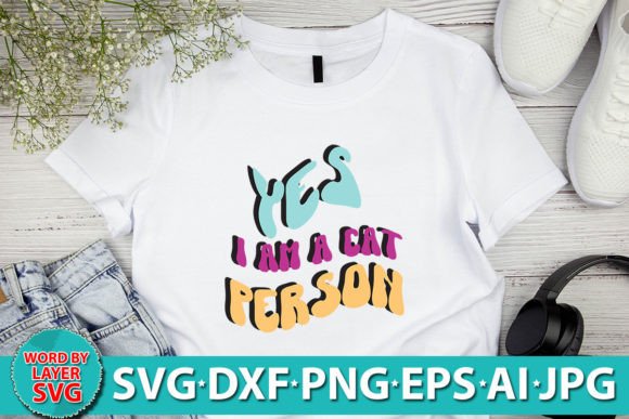 Yes I Am a Cat Person RETRO SVG Review